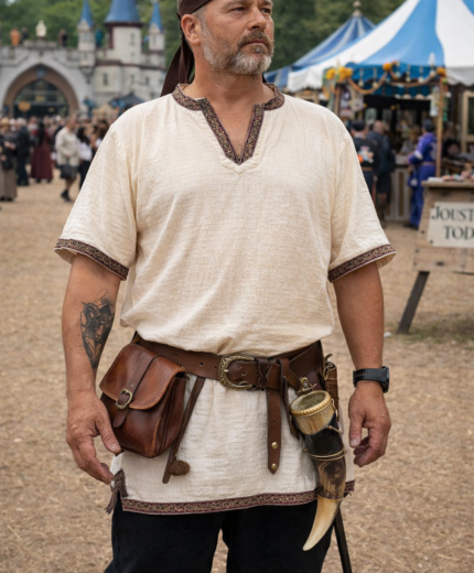 Eric Medieval Tunic | Viking & Renaissance Cotton Tunic