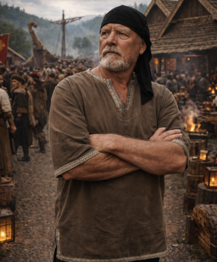 Historical Cotton Tunic for Festivals Viking