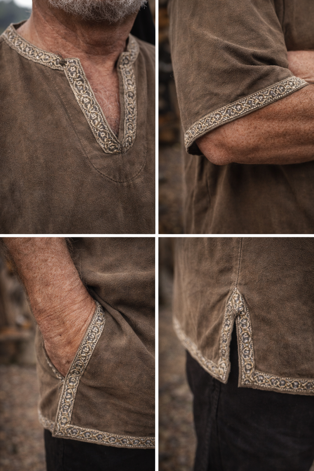 Historical Cotton Tunic for Festivals Viking - Image 2