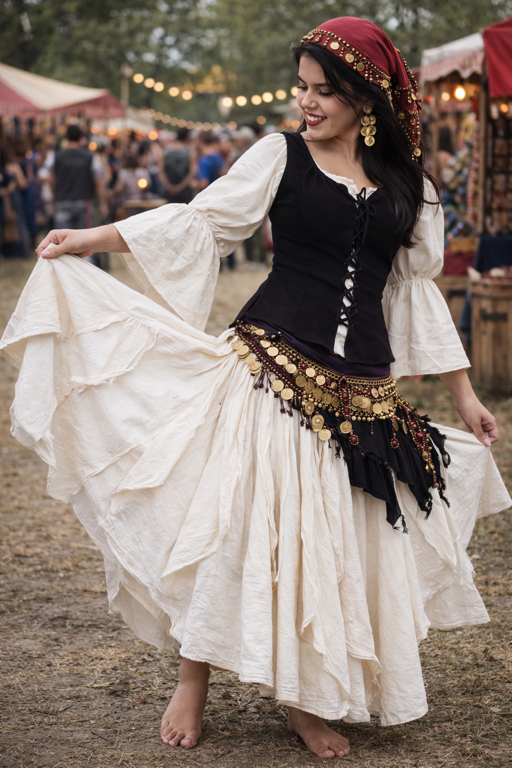 Boho Fufu Skirt – Premium Cotton USA & Perfect for Events