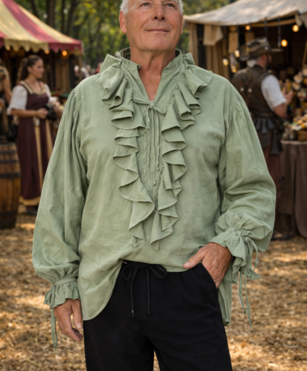 Gentleman Shirt | Renaissance Ruffle Cotton Shirt