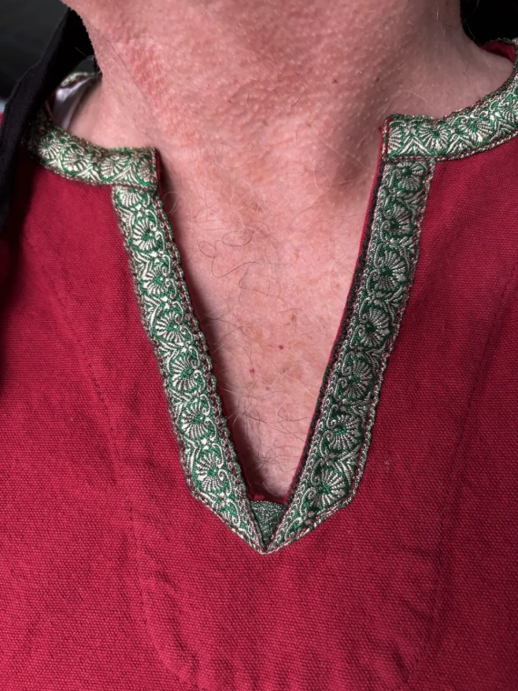 "Njord’s Shadow – Midnight Viking Tunic" - Image 3