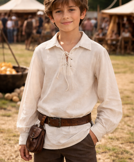 Boys Highlander Shirt | Medieval & Festival Shirt