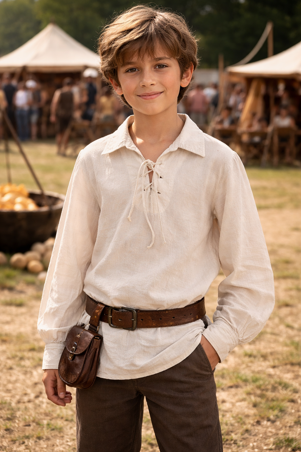 Boys Highlander Shirt | Medieval & Festival Shirt